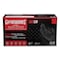 Gloveworks By Ammex Disposable Gloves, 6 mil Palm, Nitrile, Diamond Texture, Powder-Free, L, 1000 PK, Black GWBN46100 - alternate 1